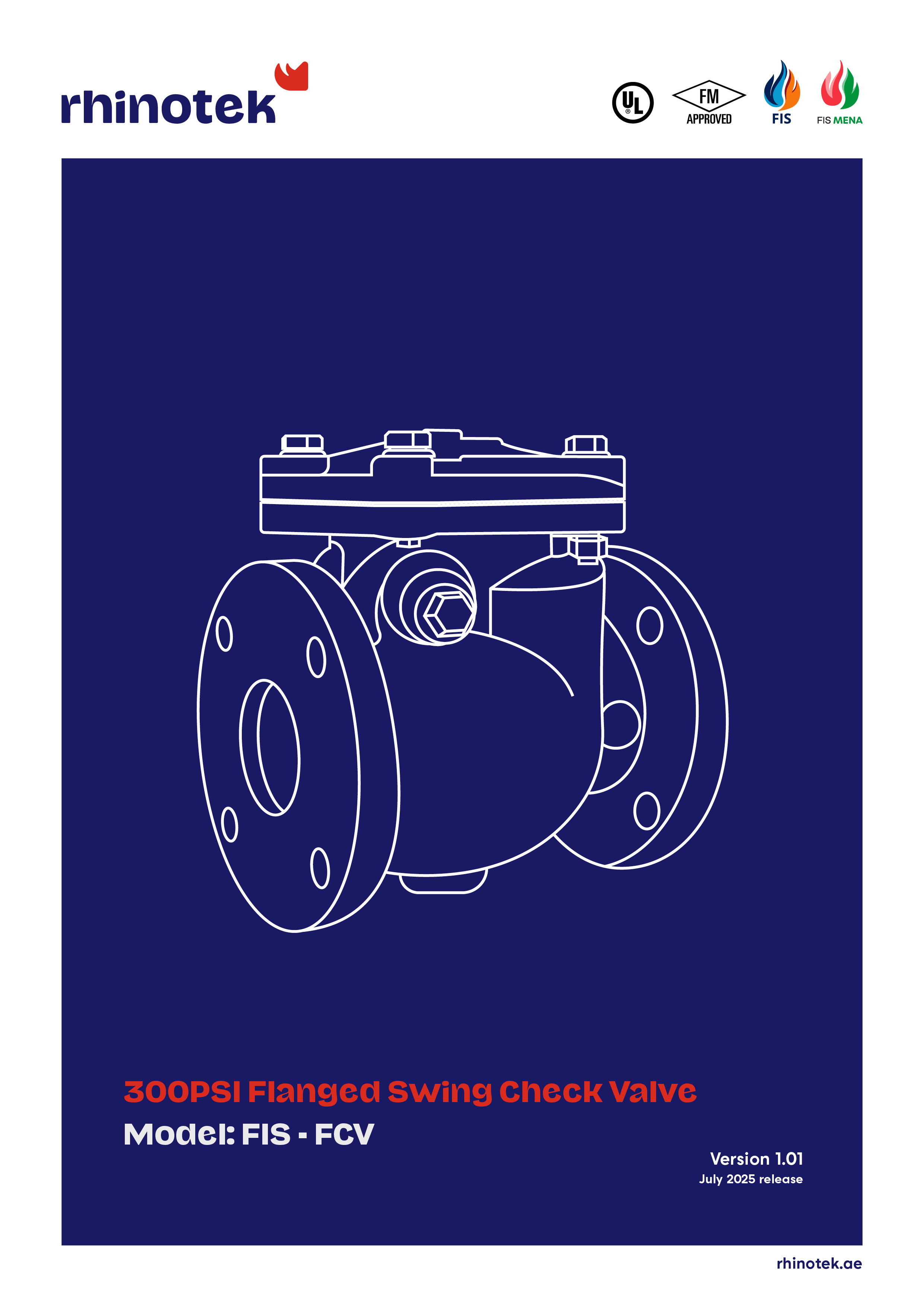 300PSI Flanged Swing Check Valve